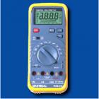 直流電壓； 交流電壓；直流電流；交流電流；電阻;電容；頻率；帶蜂鳴器通斷測試;二極管測試;晶體管hFE測試. RS232C串行通訊接口． 