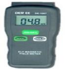 DE-1008   ELF電磁場測試儀。應(yīng)用于電源線，電腦顯示器，電視機，視頻/音頻，微波爐的工頻磁場及類似儀器等。量程: 0.1-200mG/1-2000mG/0.01uT-20uT/0.1uT-200uT。準(zhǔn)確度：± (3%rdg+3dgt) at 50Hz/60Hz。頻寬：30HZ-400Hz


