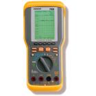 DMM-740  萬(wàn)用示波表。取樣率：20 M/秒。記錄長(zhǎng)度：256 所有模式。取樣 / 刻度：20 點(diǎn)（pixels)。帶寬：1 MHz。解析度：8 Bits。單通道。最大輸入電壓：1000 Vp-p
 
 

 

 