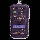 YC-6410   光源表.使用紅外線LED,波長范圍: 850nm,頻率選擇模式: 270Hz / 1KHz / 2KHz / CW.輸出功率: CW-18dBm
,光功率輸出不確定度: ± 0.5dB.穩(wěn)定度(25℃ & 5分鐘熱機): 0.1dB / 8hrs.低電力指示燈,連接器:ST,FC,SC,或其它
 
