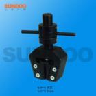 SJJ-100實(shí)驗(yàn)夾具 ,適用范圍：橡膠、各種線纜、打包帶等材料的破壞力、插撥力的試驗(yàn)。 最大負(fù)荷：5000N
 
