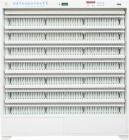 單面336點/臺 雙面672點/臺自動檢測柜,充放電恒流范圍:1--250mA,1--50mA 恒流誤差：≤±0.3mA；50--250mA 恒流誤差：≤±1mA；恒壓范圍:2.5V～4.5V,恒壓誤差≤±(0.3％HY),電壓采樣范圍:2.5V～5V,電壓采樣誤差≤±(0.2％RD＋0.1％FS),最小終止電流：1--5mA定時誤差＜1‰,巡檢周期: ≤10秒