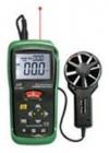 多功能紅外測(cè)溫風(fēng)速儀 DT-6203 量程：0.3-30.0m/s；分辯率：0.1，準(zhǔn)確率：3%，單位可以轉(zhuǎn)換：m/s；Knots；Km/Hr；Fr/min；MPH；Air Flow(CFM)；Air Flow(CMM)；溫度范圍：0～60℃；分辨率：0.1；精確度：±2℃ 