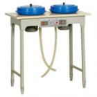 PG-2型金相試樣拋光機可供雙人同時操作，拋光盤直徑與傳遞功率均大于國內(nèi)同類產(chǎn)品，能適合更多種材料的拋光要求，是試樣拋光的理想設(shè)備。拋光盤直徑：雙盤220mm.轉(zhuǎn)速：900r/min，1400r/min（定制）.電動機：YS7116 0.2kW 380V/220V 50Hz z