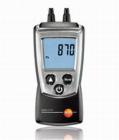 testo 510  差壓儀 0～100 hPa差壓測量，顯示滿量程的壓力值，溫度補償，背部帶磁鐵，便于放置  連接皮托管，測量風速（產(chǎn)品不包括皮托管） 空氣密度補償

