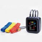 ETCR1000A 非接觸型檢相器采用鉗形非接觸測(cè)量，不用撥開電線，無需接觸高壓裸露火線，直接將三個(gè)超感應(yīng)高絕緣鉗夾分別夾住三相火線的絕緣外皮即可檢測(cè)，還有活線檢查、簡(jiǎn)易檢電、火線識(shí)別、缺相判斷、斷線位置查找、能檢測(cè)直流線路的斷點(diǎn)、線路檢修等功能