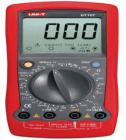 UT107 手持式汽車多用表 直流電壓：200mV-1000V；交流電壓：200V/750V；直流電流：200mA/10A；電阻：200W-20MW；攝氏溫度：-40℃∽1000℃；頻率：2kHz
 
