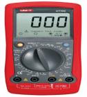 UT106 手持式汽車多用表  直流電壓：200mV-1000V：交流電壓：200V/750V；直流電流：200mA/10A；電阻：200W-20MW；攝氏溫度：-40℃∽1000℃；頻率：2kHz；轉(zhuǎn)速：4CYL/6CYL/8CYL；閉合角：4CYL/6CYL/8CYL
 
