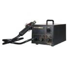 ·傳感器閉合回路控制，溫度精確穩(wěn)定，可安全拆焊QFP、PLCC、SOP、BGA等對溫度敏感的元器件。

·智能冷卻系統(tǒng)，工作完畢關(guān)機后延時送風(fēng)，風(fēng)溫低于100度后自動切斷電源。

·采用原裝進口發(fā)熱絲，升溫快速，使用壽命長，焊接安全性能好，溫度恒定可調(diào)。

·采用原裝進口氣泵、低振動、無噪音設(shè)計、保持工作環(huán)境的清靜。

·防靜電設(shè)計，防止因靜電及漏電而損壞PCB板。
