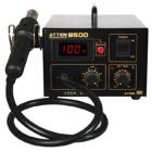 ·傳感器閉合回路控制，溫度精確穩(wěn)定,可安全拆焊QFP,PLCC,SOP,BGA

  等對溫度敏感的元器件。

·智能冷卻系統(tǒng)，工作完畢關(guān)機后延時送風(fēng),風(fēng)溫低于100℃后自動切斷電源。

·采用原裝進口發(fā)熱絲，升溫快速，使用壽命長，焊接安全性能好，溫度恒定可調(diào)。

·采用原裝進口氣泵、低振動、無噪音設(shè)計、保持工作環(huán)境的清靜。

·設(shè)計溫度采用數(shù)碼LED顯示，使操作更方便。

·防靜電設(shè)計，防止因靜電及漏電而損壞PCB板。
