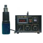 ·采用LED顯示指示溫度、控溫精確、使操作更方便

·升溫迅速，2至3秒可達到設定溫度

·采用柔和旋轉風、均勻加熱，更好保護元器件

·出風柔和，溫度均勻

·吹、焊帶塑料的元器件不易變形，吹屏蔽盒不變色、快捷方便

·完美的待機節(jié)電功能

·放靜電設計，防止因靜電及漏電而損壞PCB板
