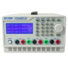 特點及優(yōu)點

·數(shù)字化可編程程控電源。

·3路可調(diào)輸出，具有獨立、串聯(lián)、并聯(lián)三種工作模式。

·192*64LCD顯示器，可同時顯示多組設(shè)定及輸出值(可變更顯示模式)。

·窗口化直覺式智能型操作接口，方便使用者操作。

·搞穩(wěn)定度、低漂移。

·過電壓、過電流、過溫度保護等多重保護方式。

·智能型風(fēng)扇控制(隨著輸出功率變換)。

·內(nèi)建蜂鳴器作為警告提示。

·精確軟件校正。

·飛梭旋鈕(微調(diào)與粗調(diào))

·90組設(shè)定記憶存儲。

·獨立、串聯(lián)、并聯(lián)模式。

·1秒的定時器為輸出工作回路(Auto Step runing)
