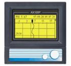 AX100P是基于微電腦技術(shù)的高智能化，高可靠性，具有優(yōu)盤(pán)轉(zhuǎn)儲(chǔ)功能的Ph/ORP記錄儀，點(diǎn)陣液晶屏顯示，全中文操作菜單，可顯示實(shí)時(shí)曲線，歷史曲線。能同時(shí)精確測(cè)量和控制pH值或ORP值、溫度。具有在線標(biāo)定，電極自動(dòng)診斷，溫度補(bǔ)償功能?？蓱?yīng)用于電廠、石化、生化制藥、環(huán)保、冶金、水處理等行業(yè)。
