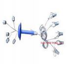 技術(shù)特征： 
(1)測量方式：反光彩色顯示
(2)測量點(diǎn)數(shù)（個）：2，（3）
(3)最大量程（mm）：200 
(4)讀數(shù)精度（mm）：1
(5)安裝錨孔直徑（mm）：28～33